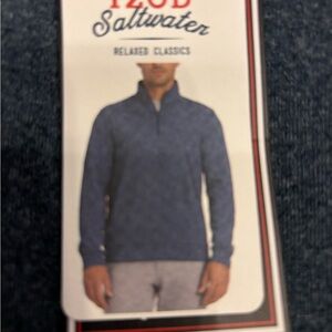 Izod Saltwater Navy Pullover